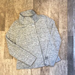 BB Dakota Heathered Gray  Wool Jacket Size Small